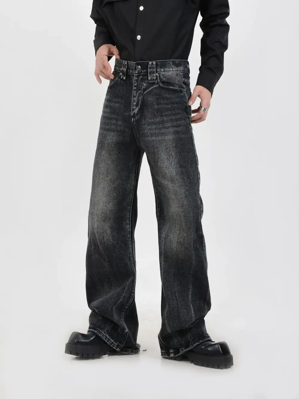 Obsidian Drift Wash Jeans