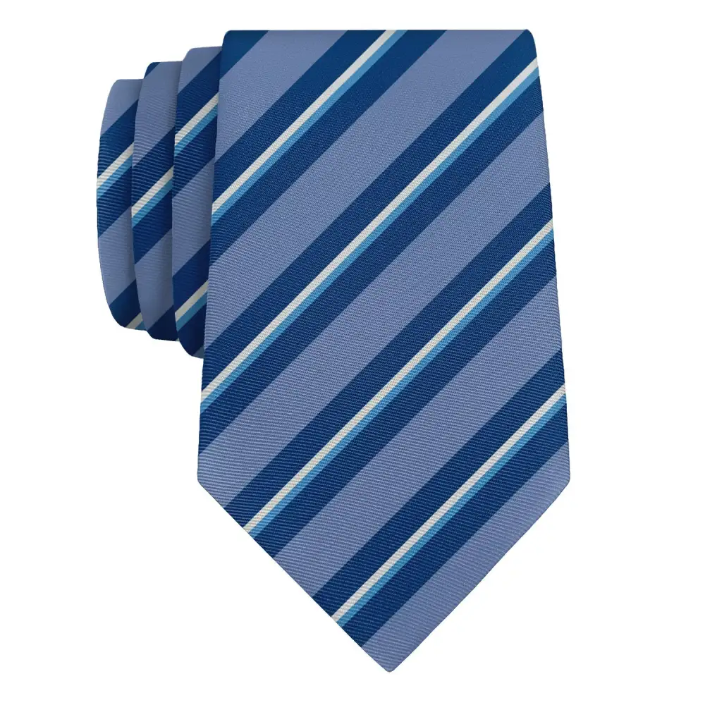 Polished Stripe Expression Necktie