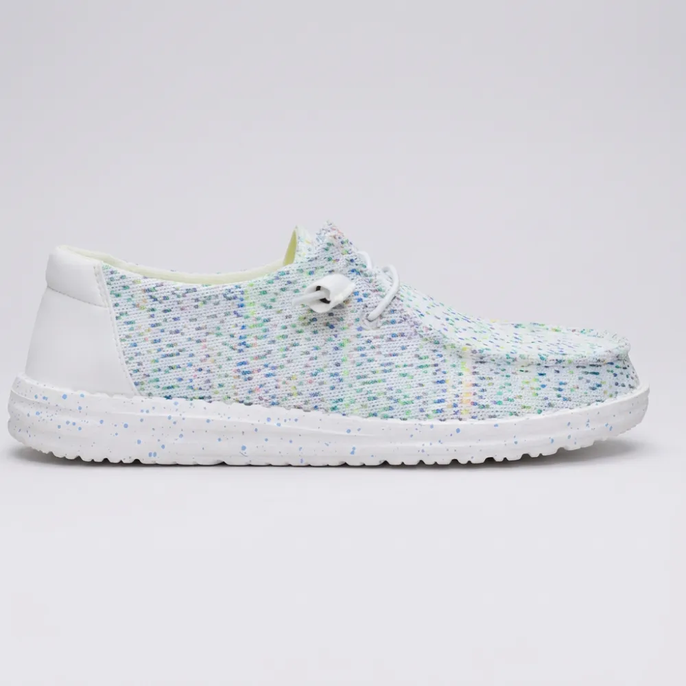 Wendy Stretch Speckle Mesh Lace Shoe