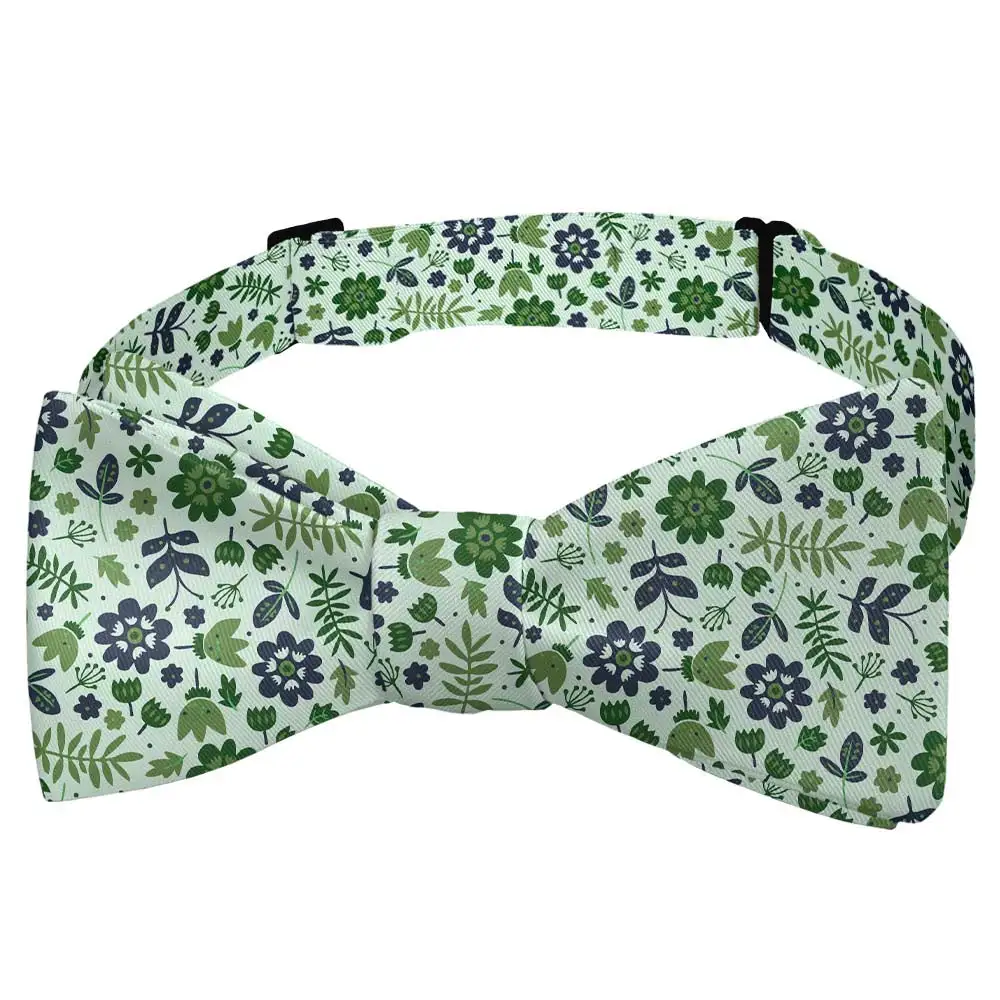 Field Floral Motif Bow Tie