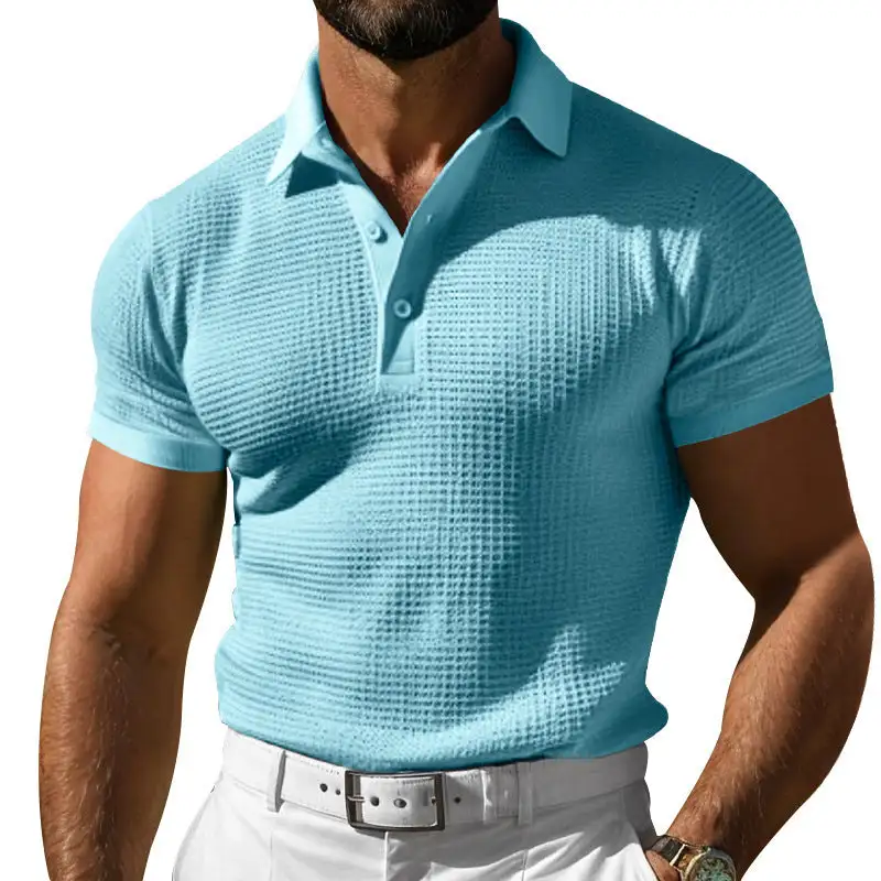 Slim Fit Fine Knit Polo Shirt