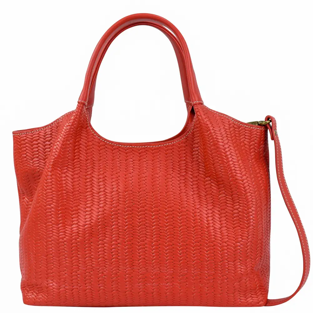 Streamlined Leather Tote Bag