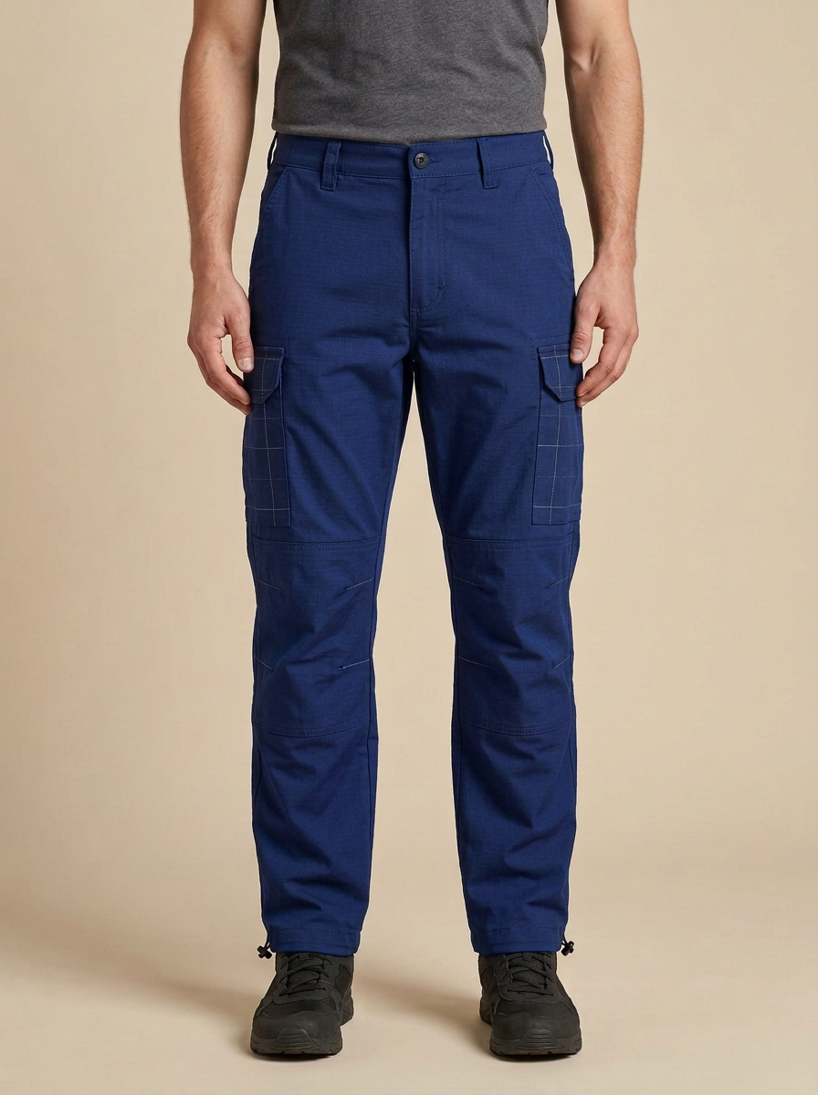 Unisex Tactical Grid Pattern Work Pants
