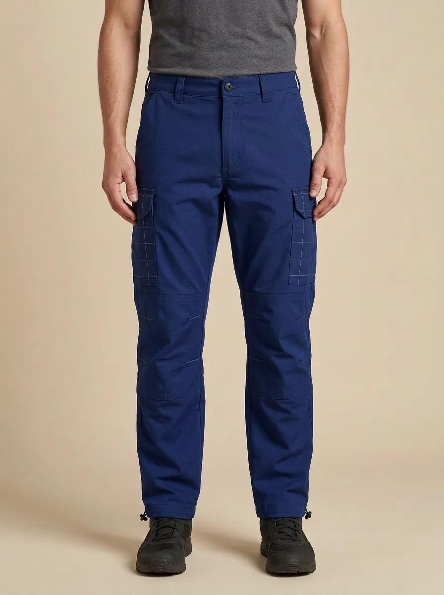Unisex Tactical Grid Pattern Work Pants
