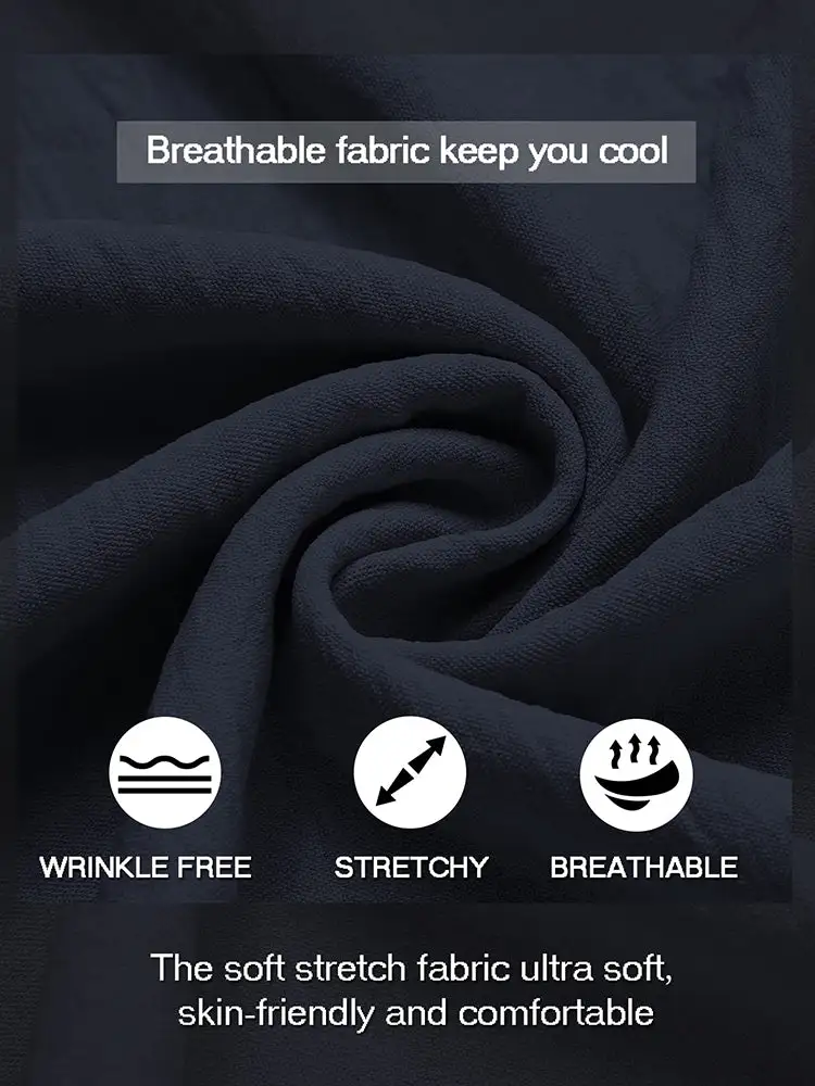 Casual Breathable Solid Henley Shirt