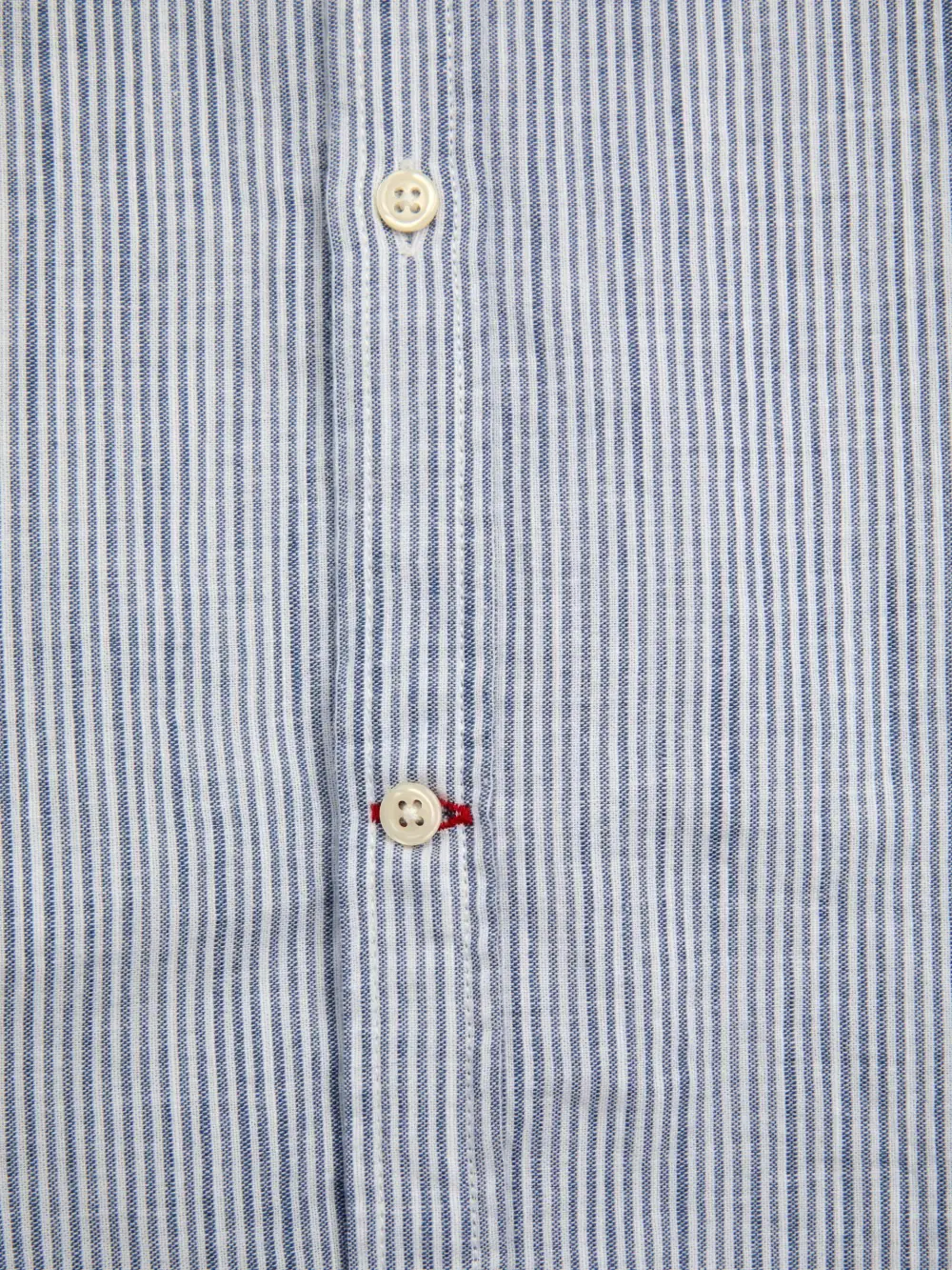 Blue Long Sleeve Casual Style Cotton Shirt