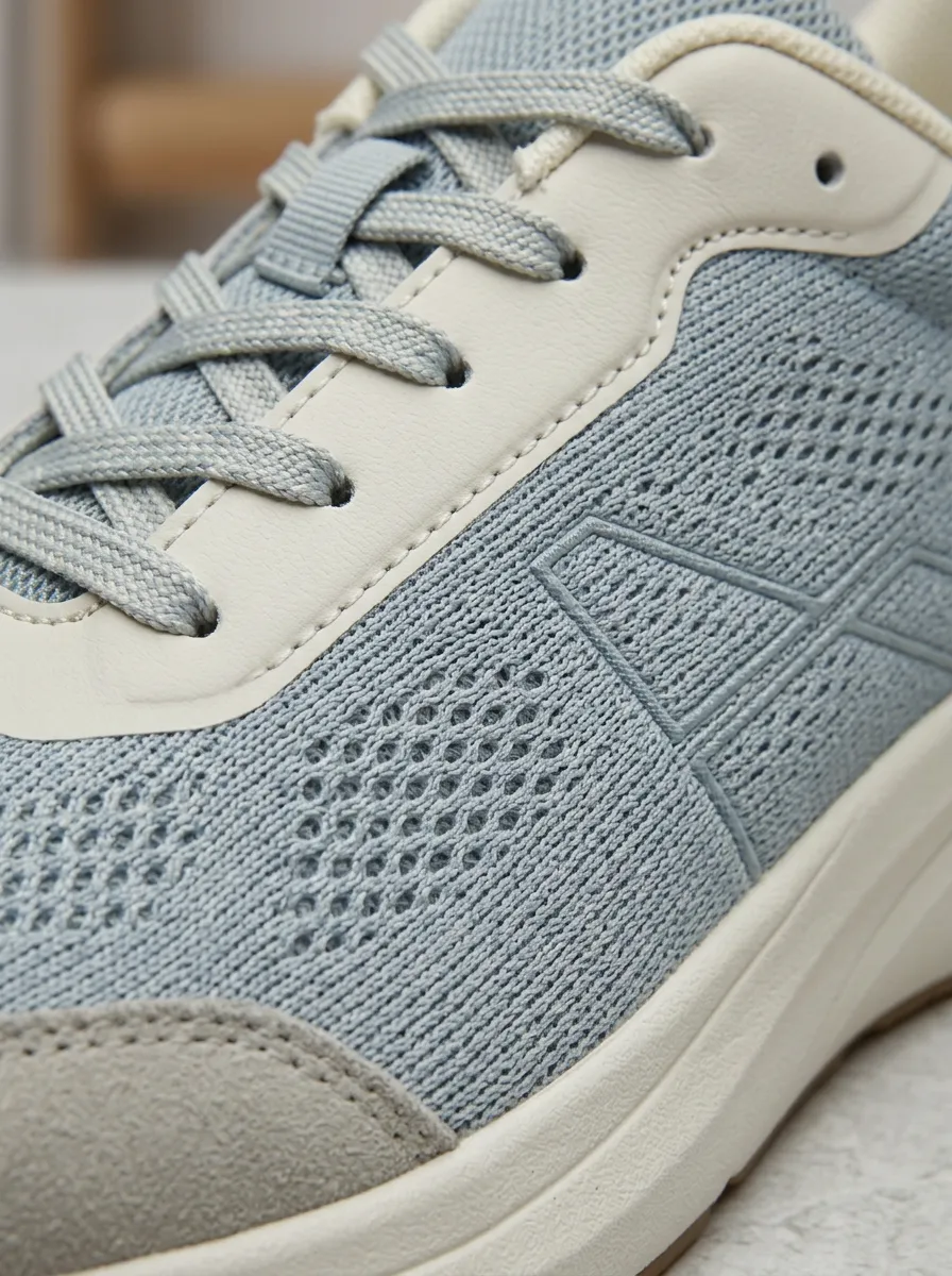 Training Mesh Suede-Look Finish Unisex Sport Sneakers