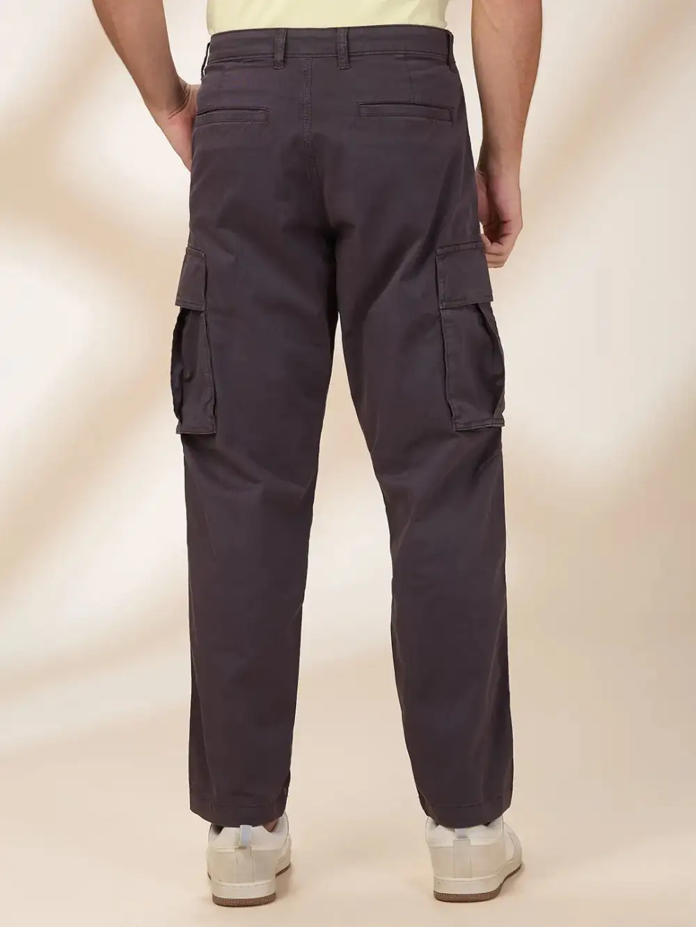 Modern Slim-Fit Cotton Cargo Trousers