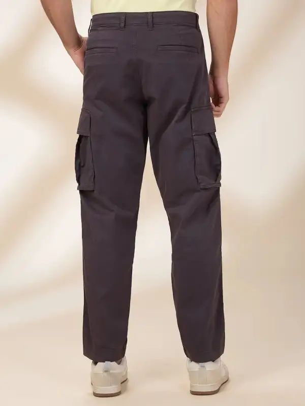 Modern Slim-Fit Cotton Cargo Trousers
