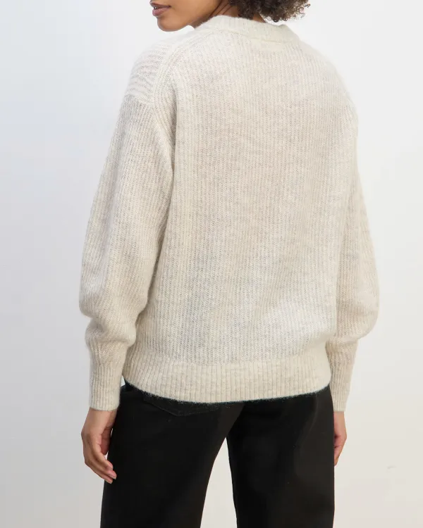 Vertical Striped Cashmere Sweater