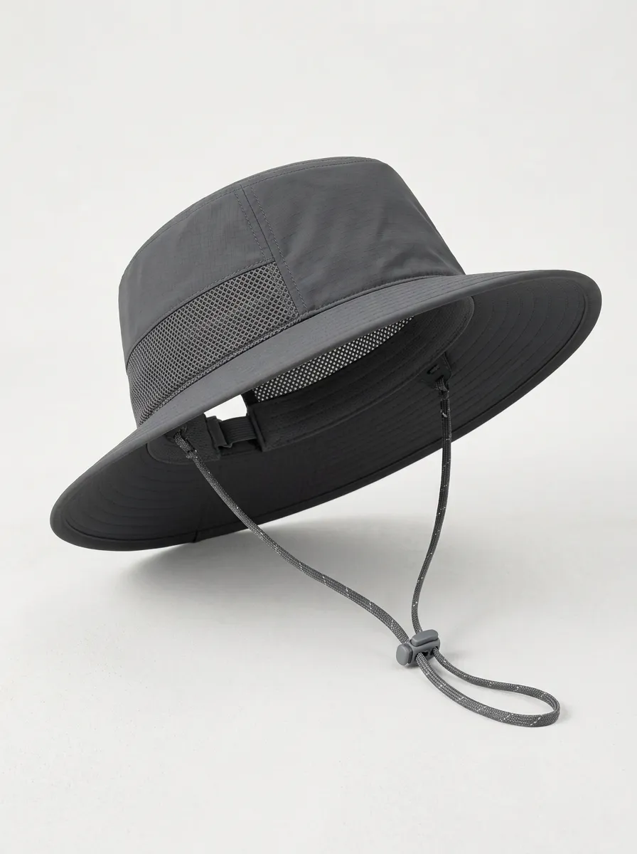 Mountain Print Sun Hat