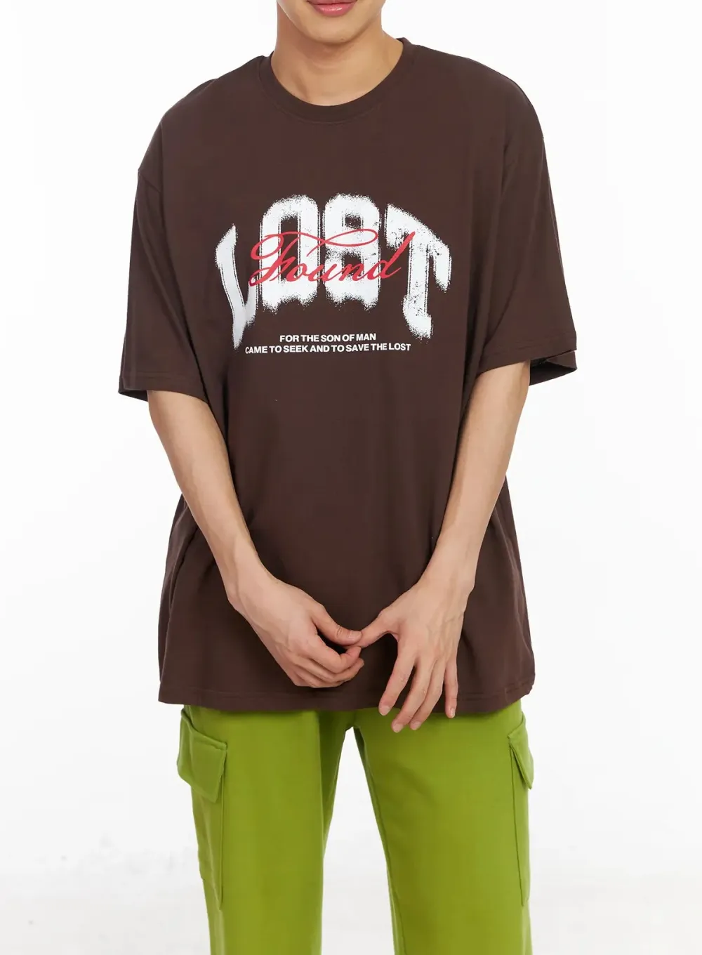 Men's Casual Crewneck Graphic Tee