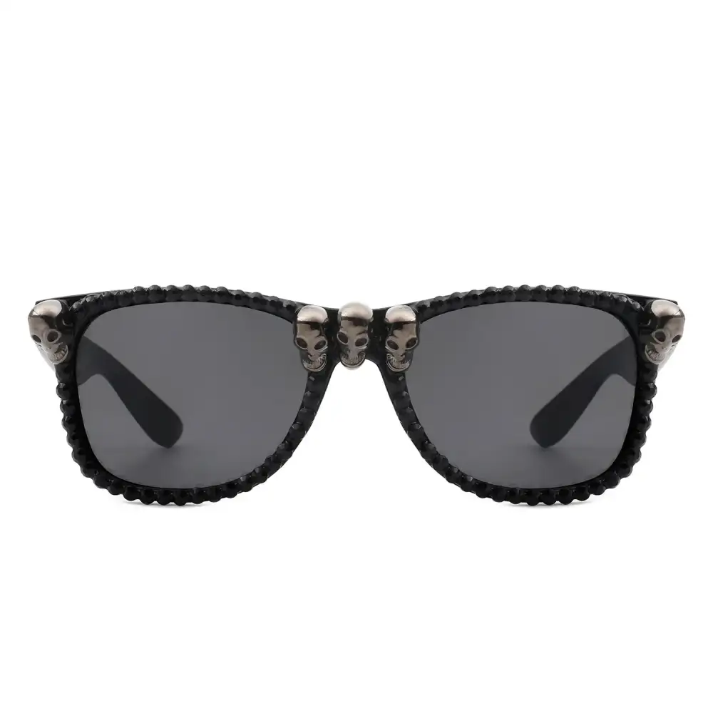 Wide Square Frame Sunglasses