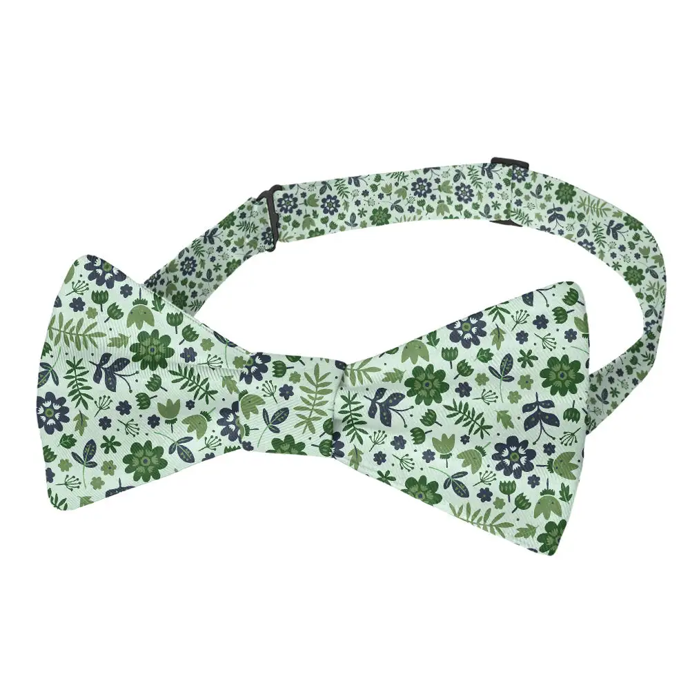 Field Floral Motif Bow Tie
