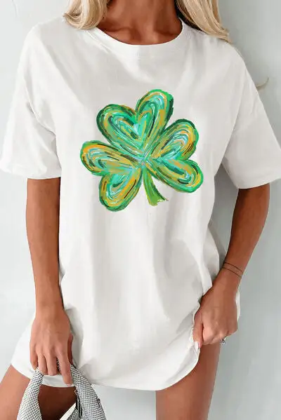 Weekend Round-Neck Short-Sleeve Cotton T-Shirt