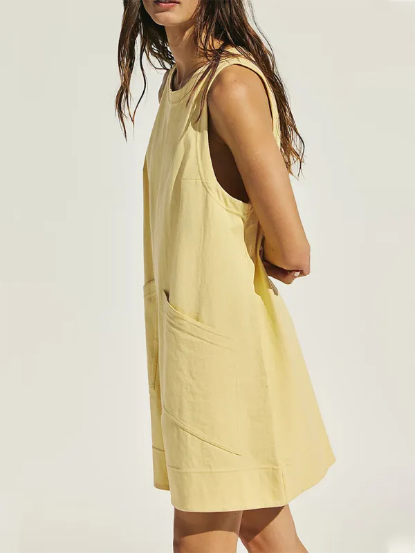 Loose Clean Vest Casual Jumpsuit