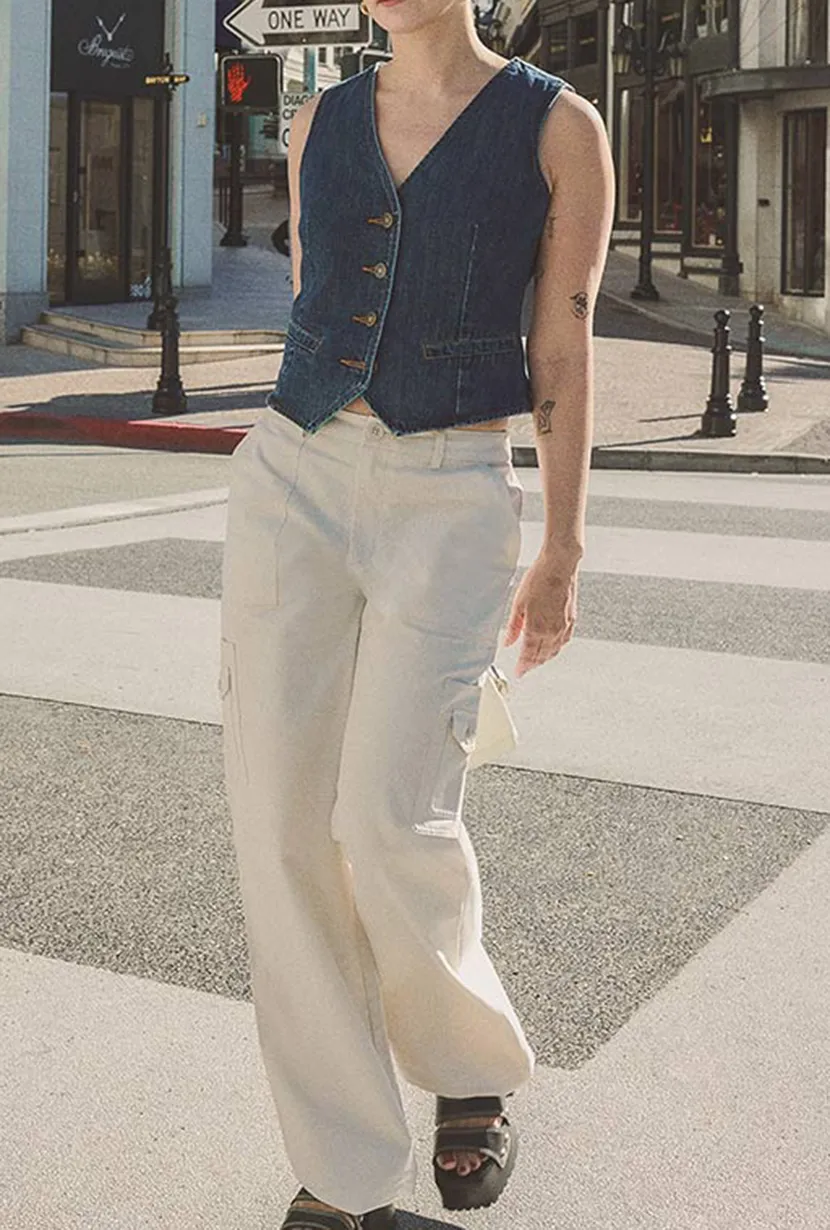 Vest - Denim