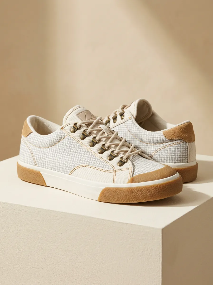 Modern Graphic Street Look Men's Canvas Shoes