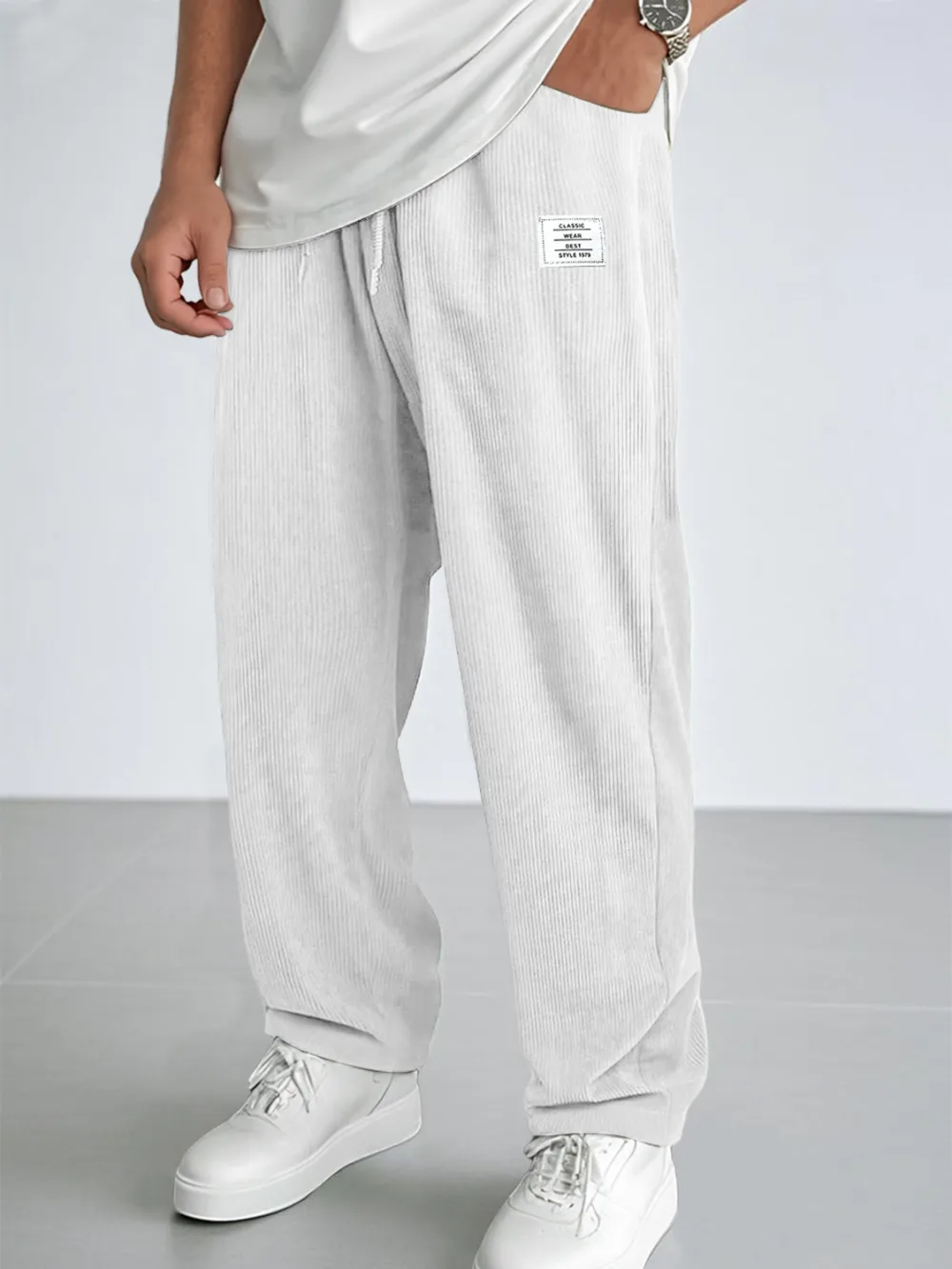 Corduroy Pull On Trousers
