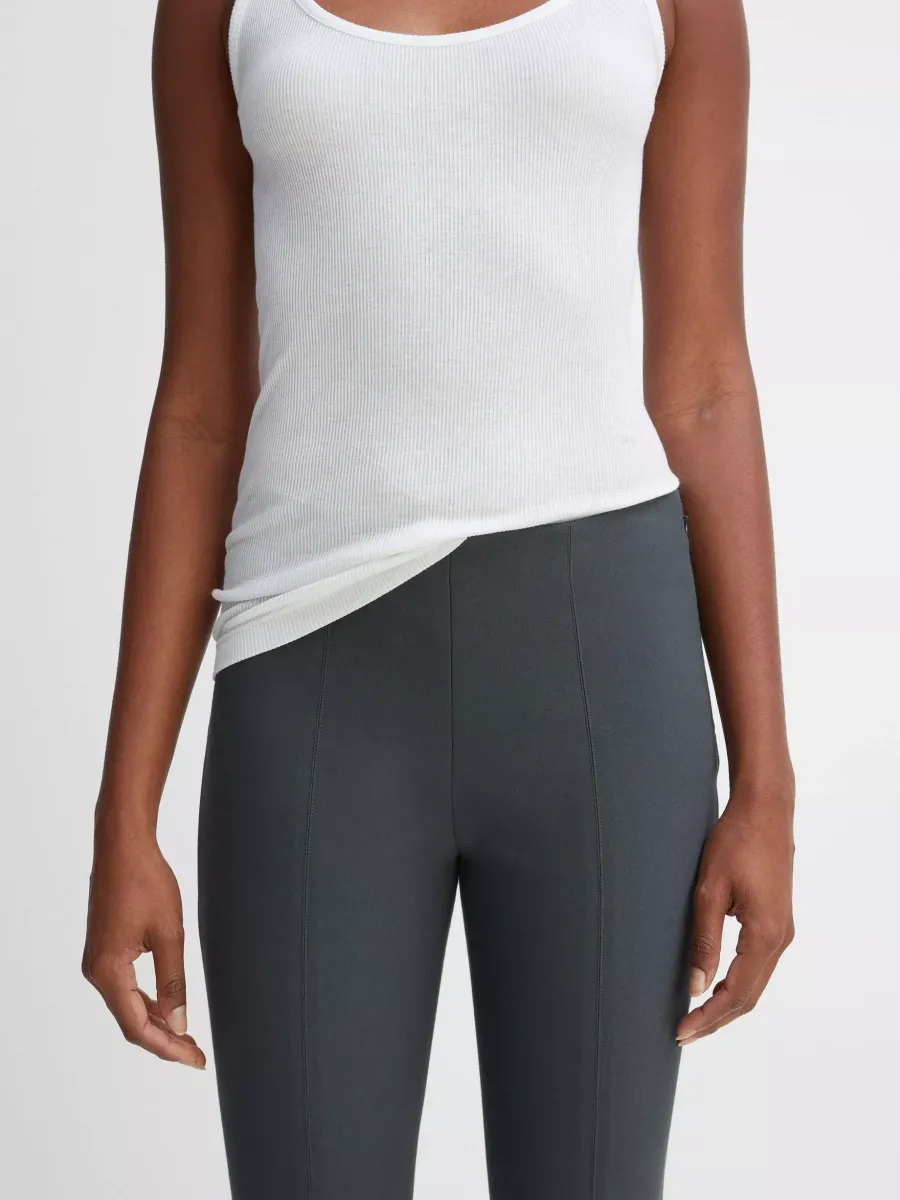 Slim-Fit Cropped Trousers