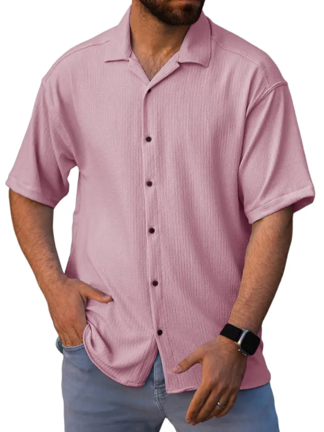 Tailored Short Sleeve Button Front Shirt