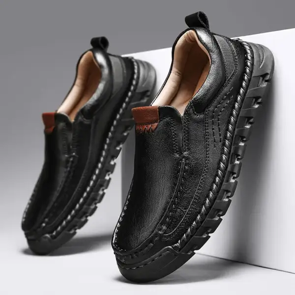 Leather Hand-Stitched Shoes