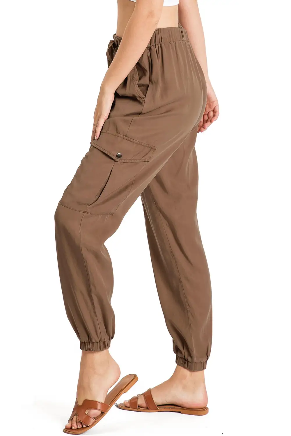 Drawstring Cargo Joggers
