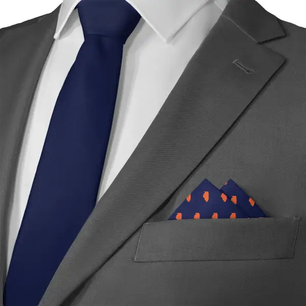 Neat Contemporary Suit Pocket Square