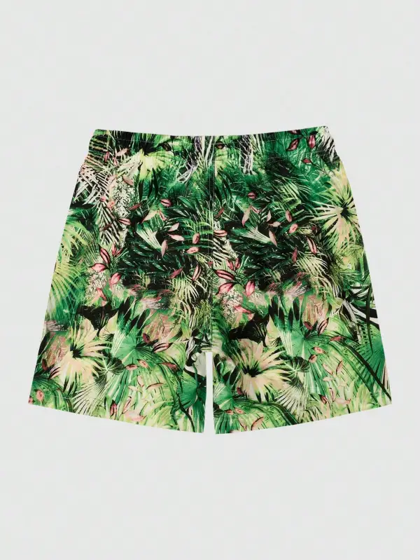 Men's Print Swim Trunks