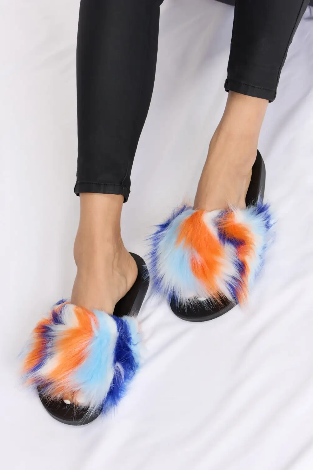 Sporty Open-Toe Flat Sandals