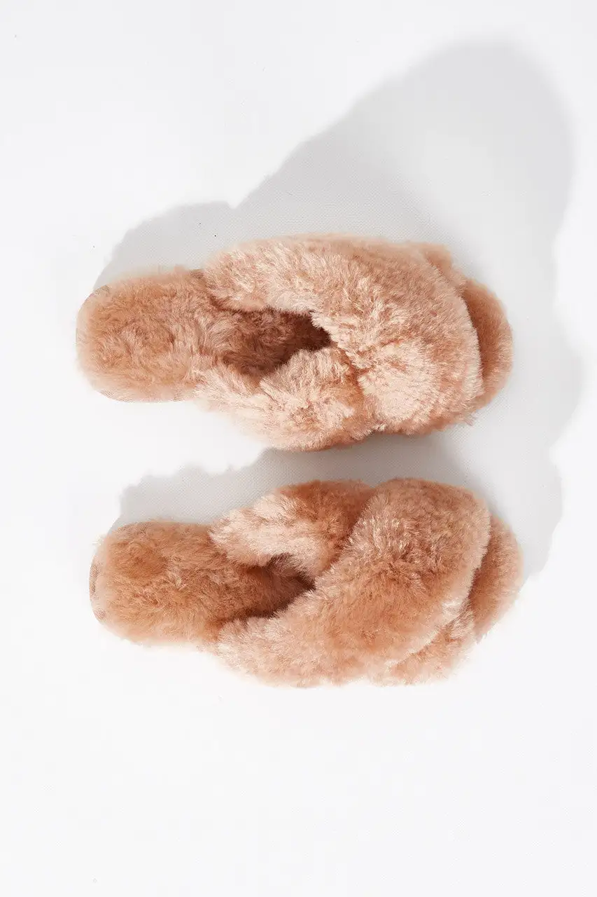 Plush Comfort Plush Lined Mule Slippers