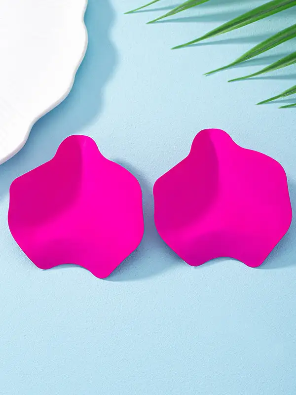 Subtle Petal Drop Earrings