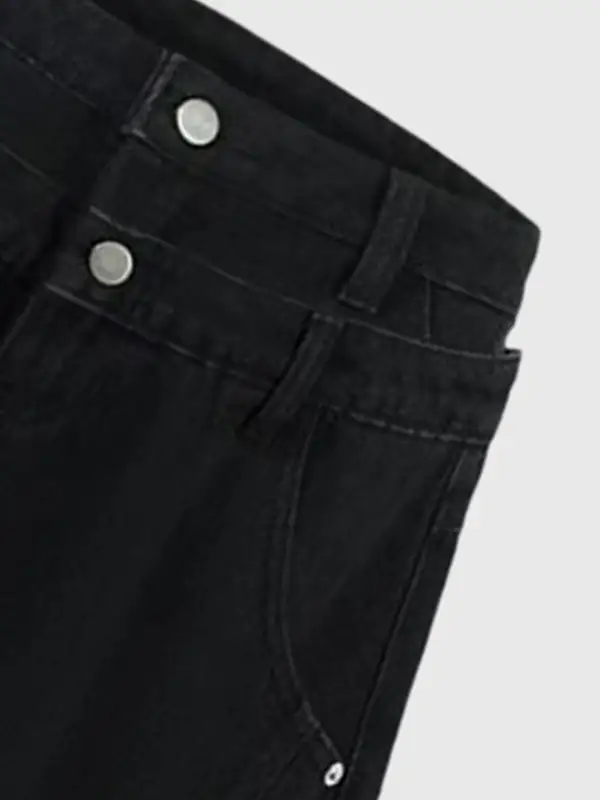 Barrel-Leg Graphic Pants