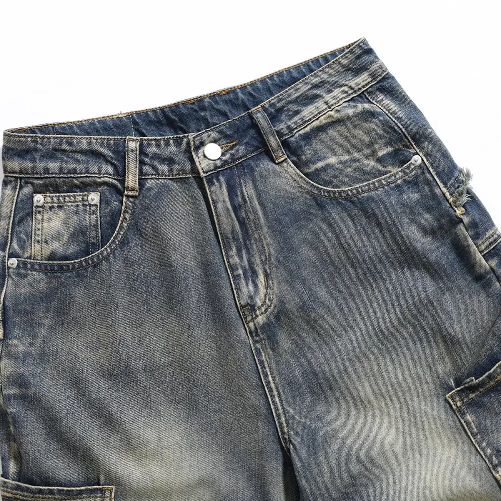 Patchwork Denim Jeans