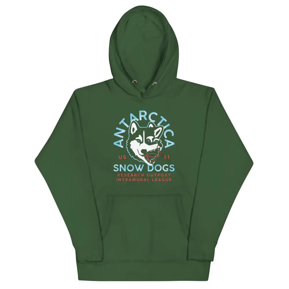 Antarctica Snow Dogs Unisex Comfort Hoodie