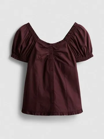 7-15yrs | Puff Sleeve Blouse