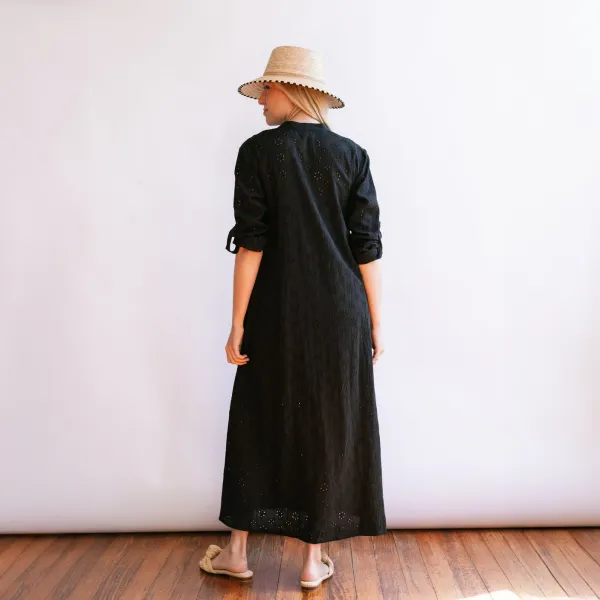 Eyelet Everyday Casual Dress