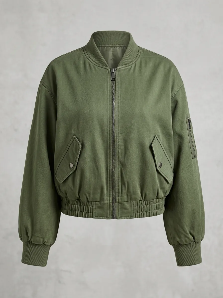 Casual Utility Bomber Women's Casual Jacket