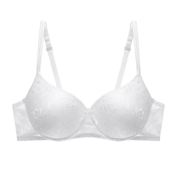 Back-Smoothing Lace Push-Up Bra