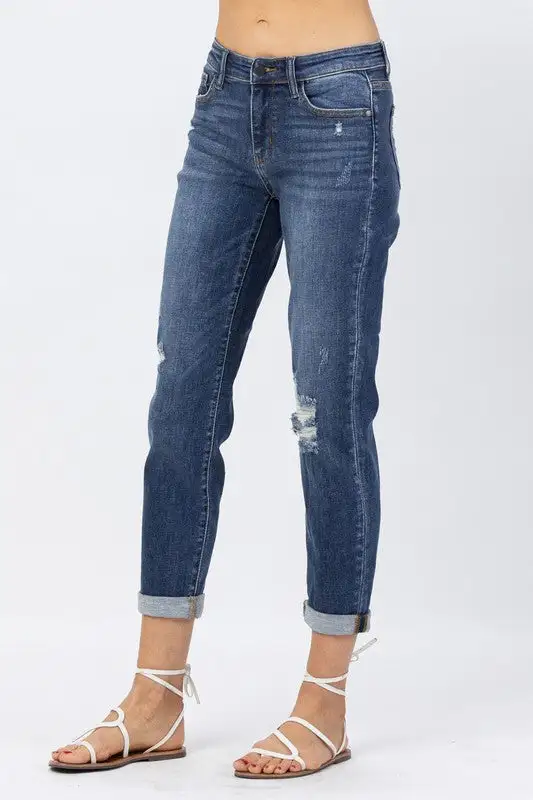 Mid Rise Slim Jeans