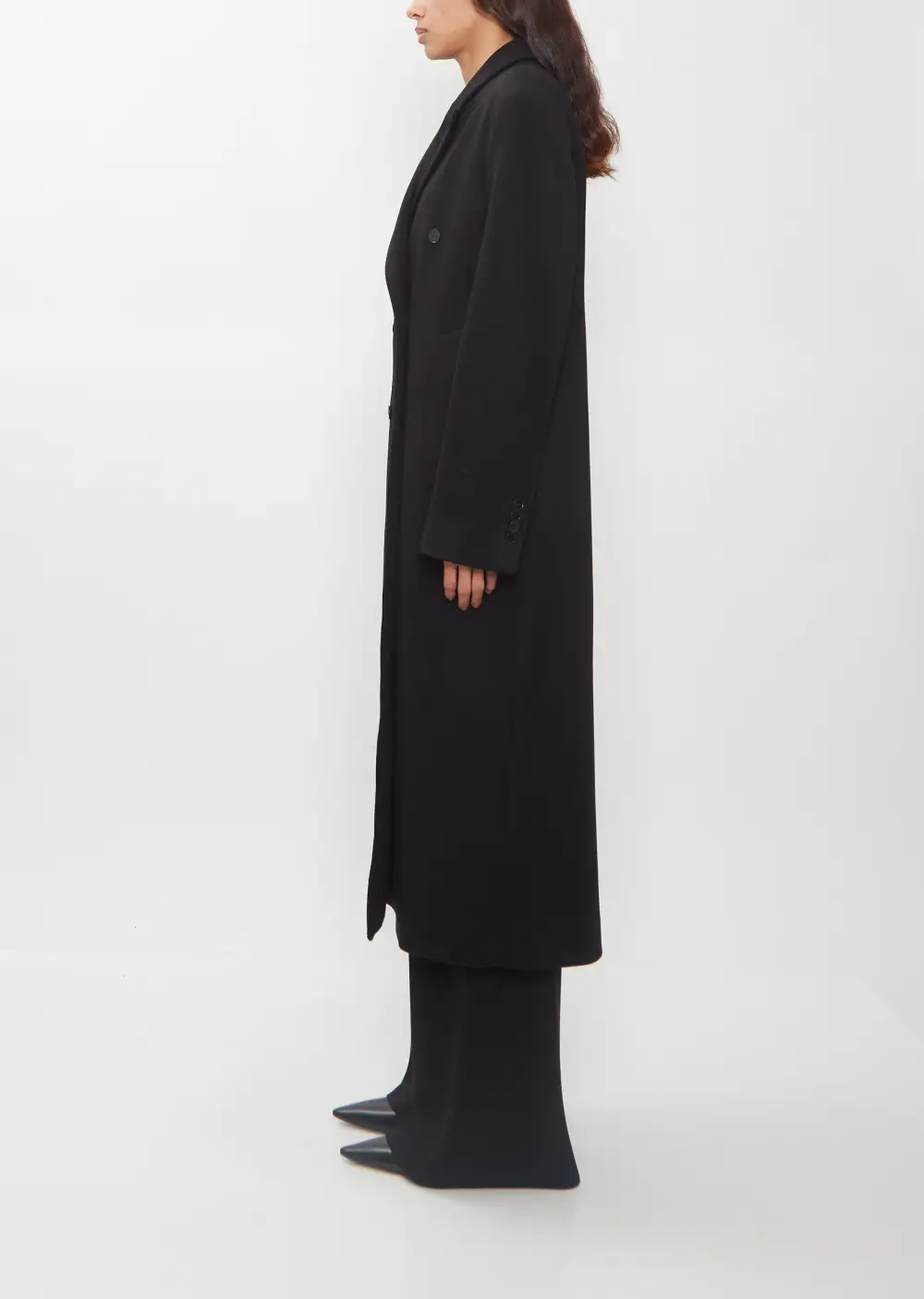 Women's Cashmere Oversized Double Breasted Coat