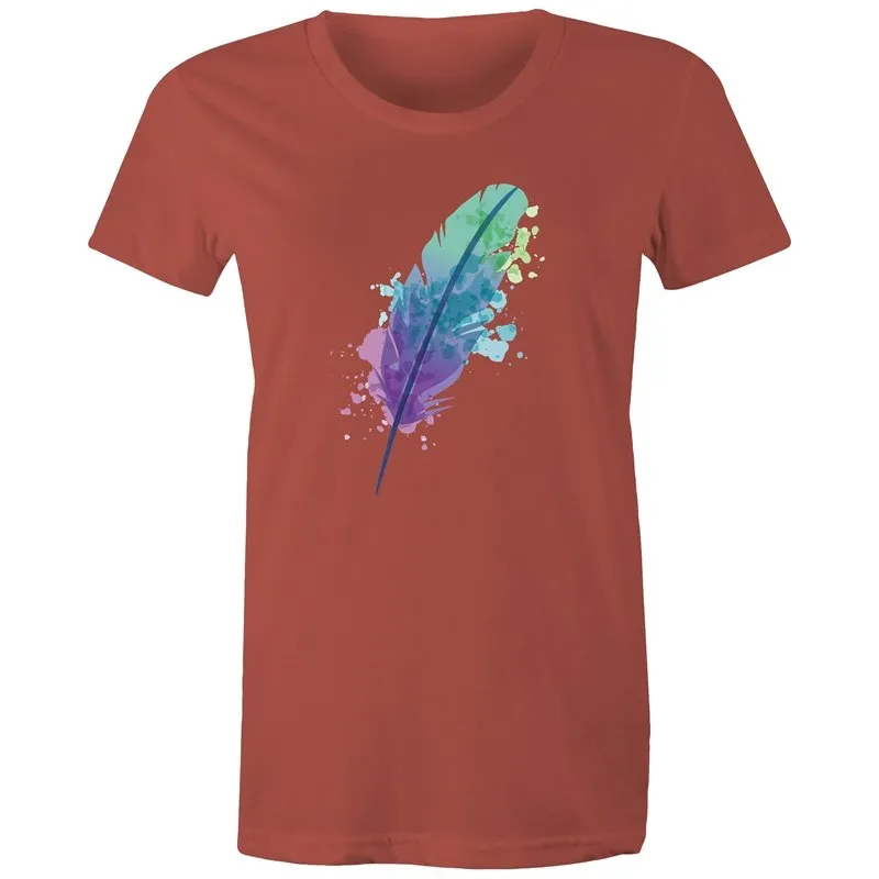 Feather Watercolour T-Shirt