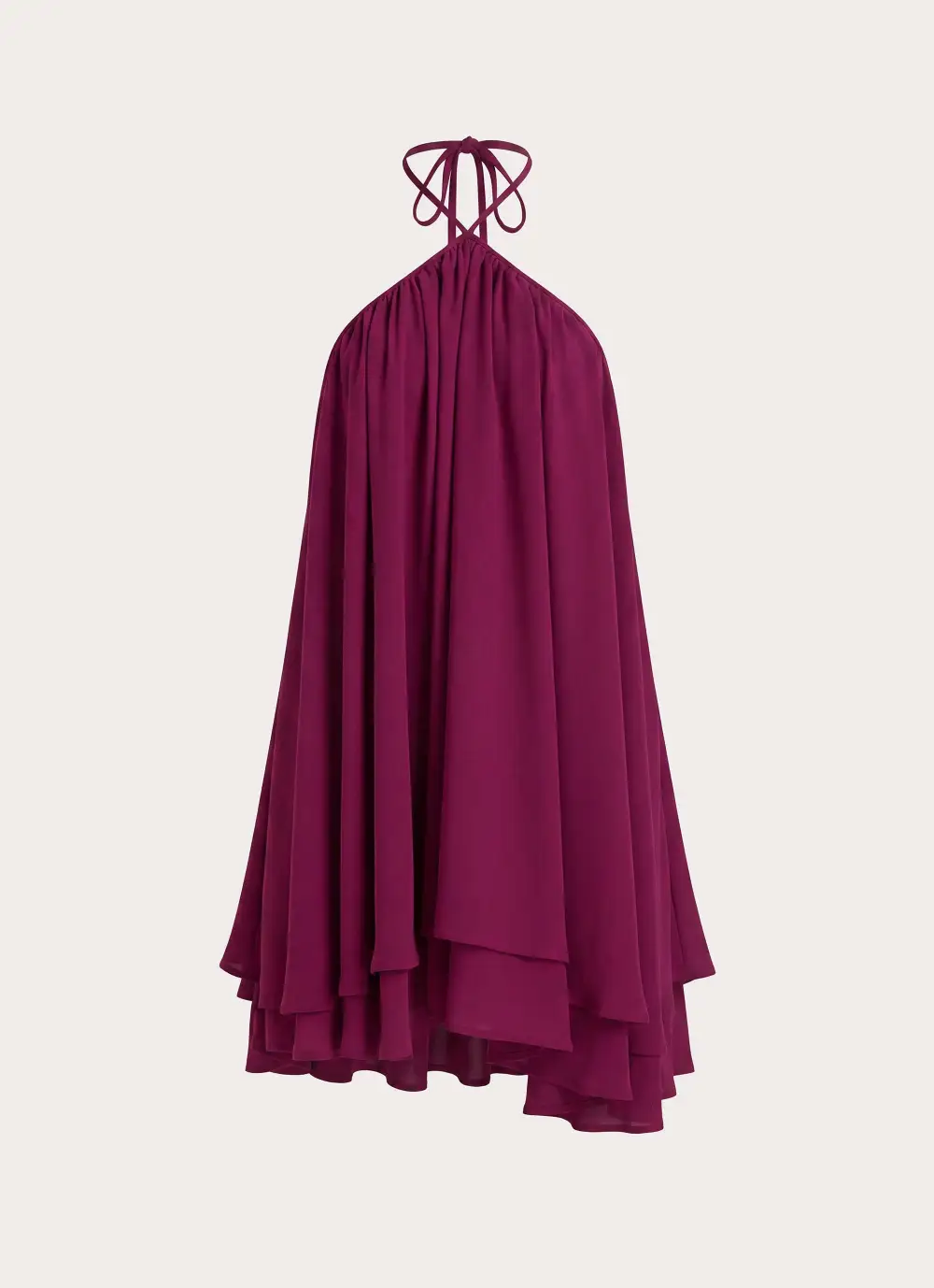 Sleek Halter Mini Dress