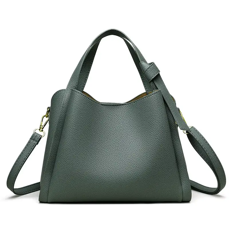 Soft Leather Bucket Bag