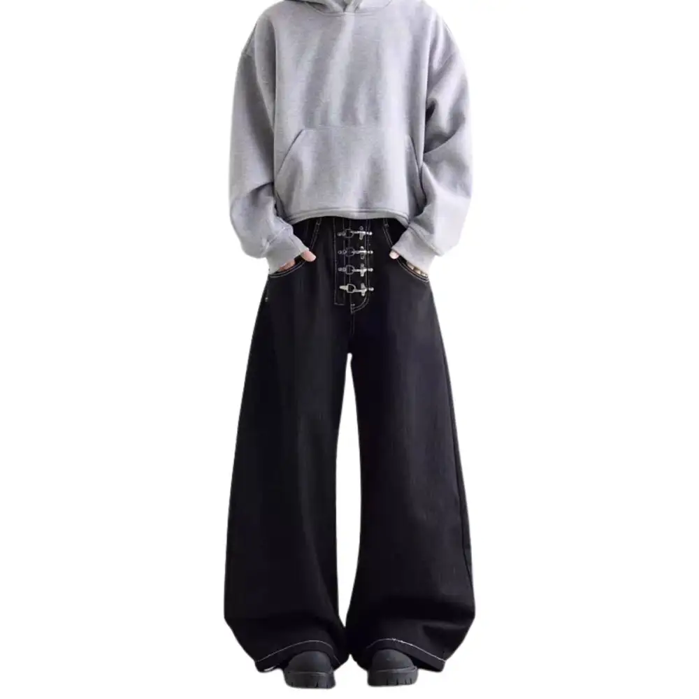 Modern Barrel Leg Denim Jeans