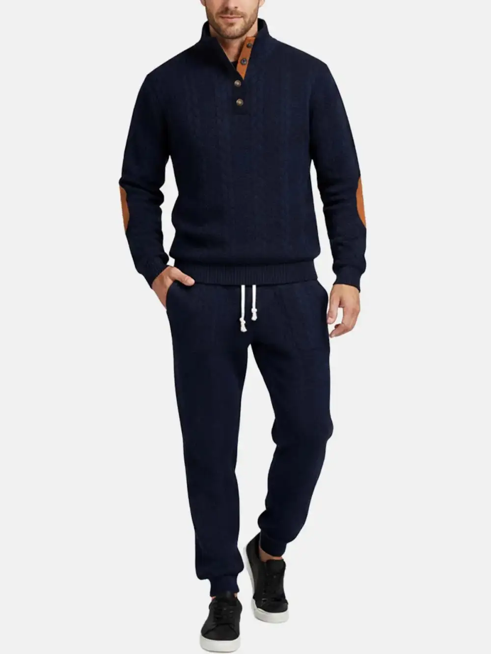 Braided Cable Knit Lounge Set