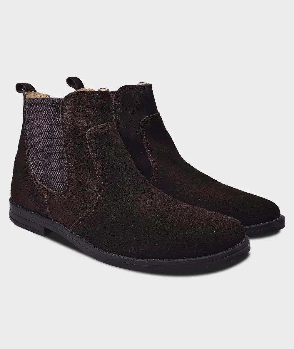 Inspired Leather Chelsea Boots