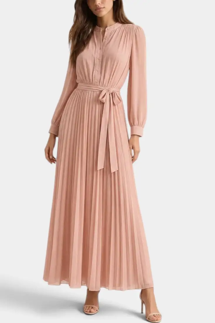 Floral-Lace Maxi Dress