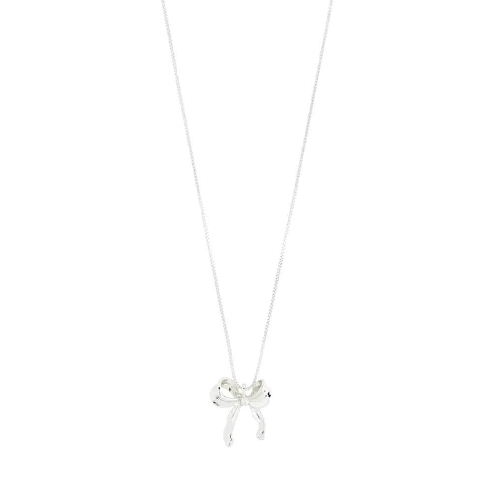 Slim Bow Chain Necklace