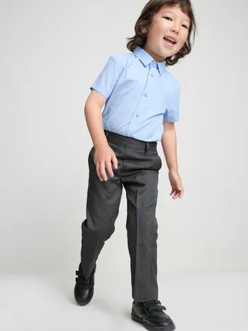 3-7yrs | 2pk Easy Iron School Trousers